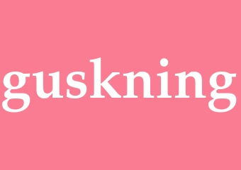 Synonym guskning