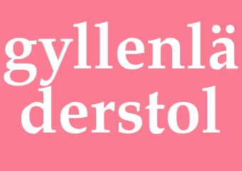 Synonym gyllenläderstol
