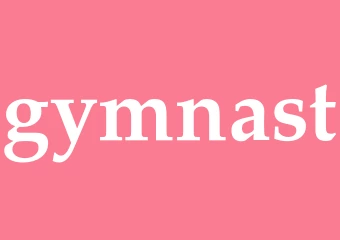 Synonym gymnast