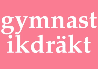 Synonym gymnastikdräkt