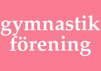 Synonym gymnastikförening