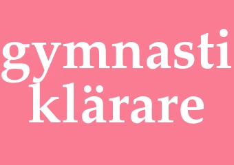 Synonym gymnastiklärare