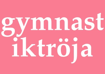 Synonym gymnastiktröja