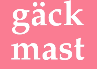 Synonym gäckmast