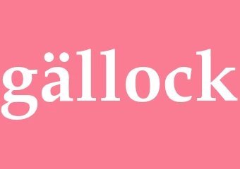 Synonym gällock