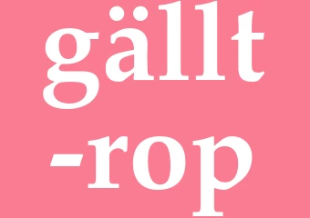 Synonym gällt rop