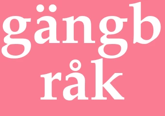 Synonym gängbråk