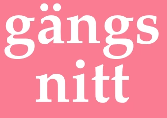 Synonym gängsnitt