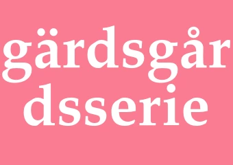 Synonym gärdsgårdsserie