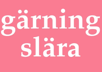 Synonym gärningslära