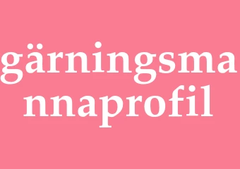 Synonym gärningsmannaprofil
