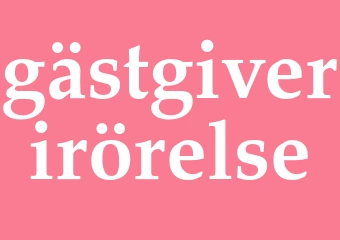 Synonym gästgiverirörelse