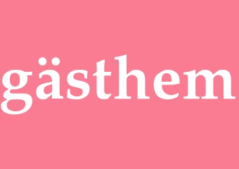 Synonym gästhem