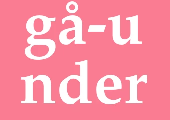 Synonym gå under