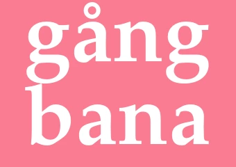 Synonym gångbana