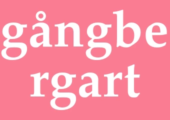 Synonym gångbergart