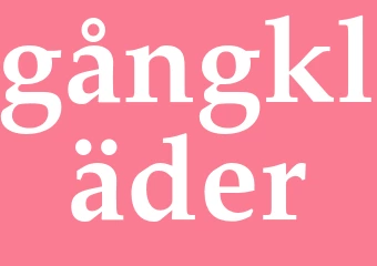 Synonym gångkläder