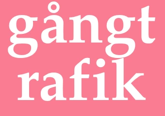 Synonym gångtrafik