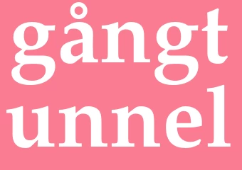 Synonym gångtunnel