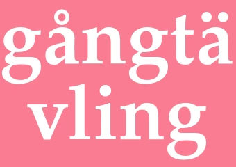Synonym gångtävling
