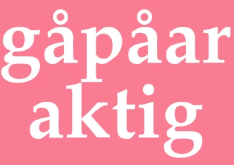 Synonym gåpåaraktig