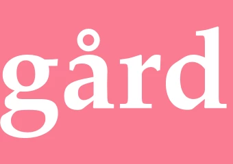 Synonym gård