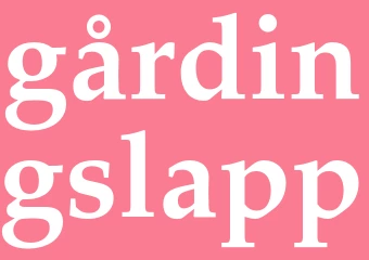 Synonym gårdingslapp