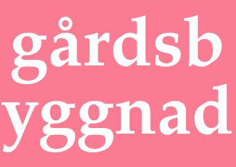 Synonym gårdsbyggnad