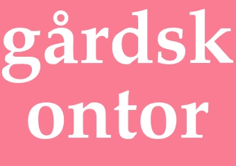 Synonym gårdskontor