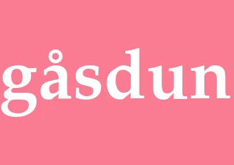 Synonym gåsdun