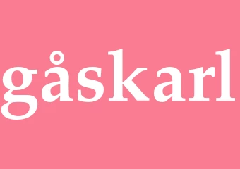 Synonym gåskarl