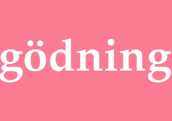 Synonym gödning
