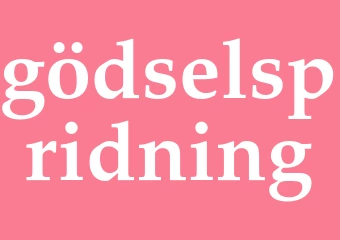 Synonym gödselspridning