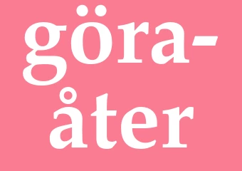 Synonym göra åter