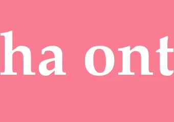 Synonym ha ont
