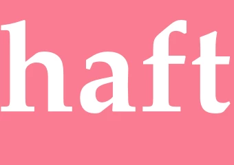 Synonym haft