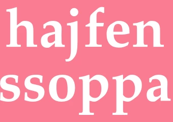 Synonym hajfenssoppa