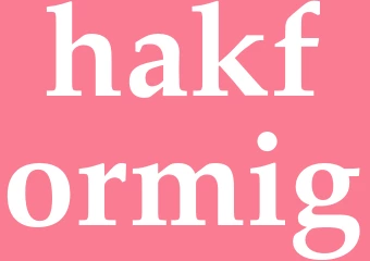 Synonym hakformig