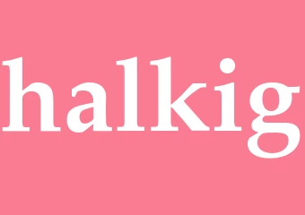 Synonym halkig