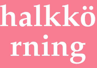 Synonym halkkörning