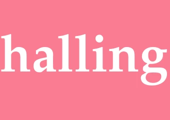 Synonym halling