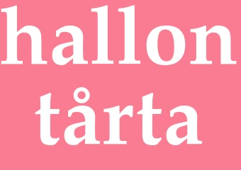 Synonym hallontårta