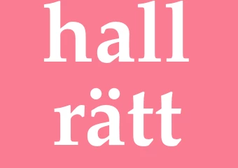 Synonym hallrätt