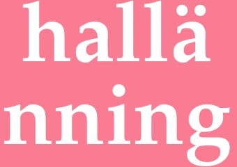 Synonym hallänning