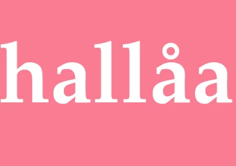 Synonym hallåa