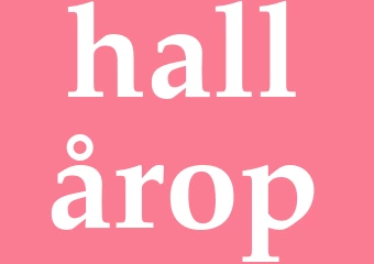 Synonym hallårop
