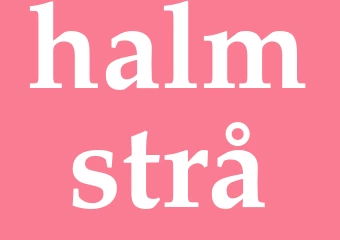 Synonym halmstrå