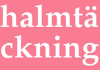 Synonym halmtäckning