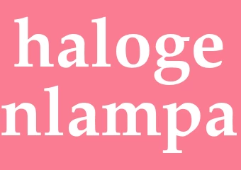 Synonym halogenlampa