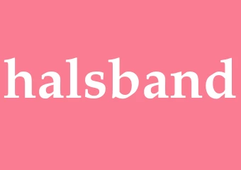 Synonym halsband